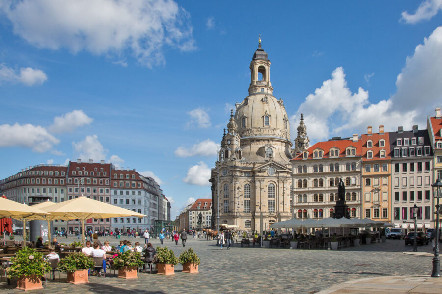 Dresden - Neumarkt mit Frauenkirche