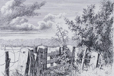 Emil Hopf - Weidetor am Malerweg, Bentheim