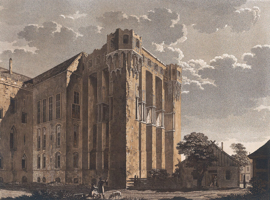 Hochmeisterpalast Marienburg nach Friedrich Gilly