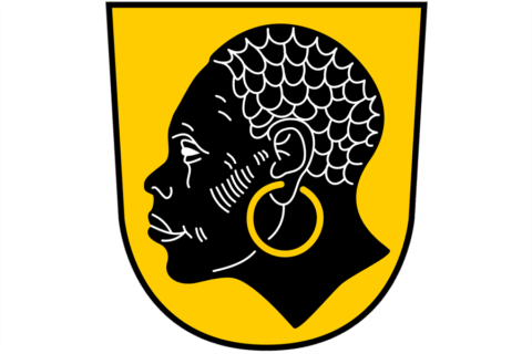Coburger Stadtwappen mit dem Heiligen Mauritius
