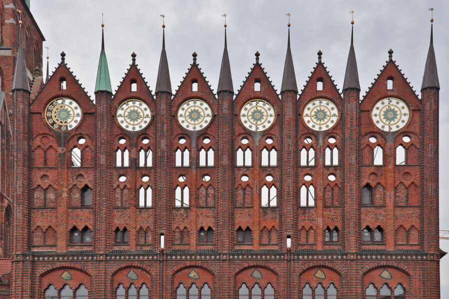 Stralsund - Rathaus  - Giebel