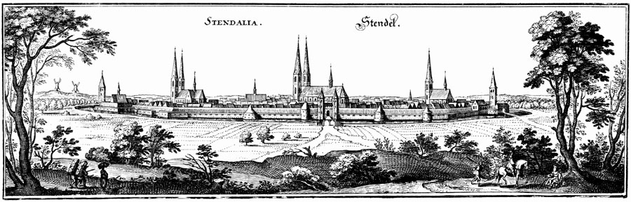 Stendal - Merian, um 1640