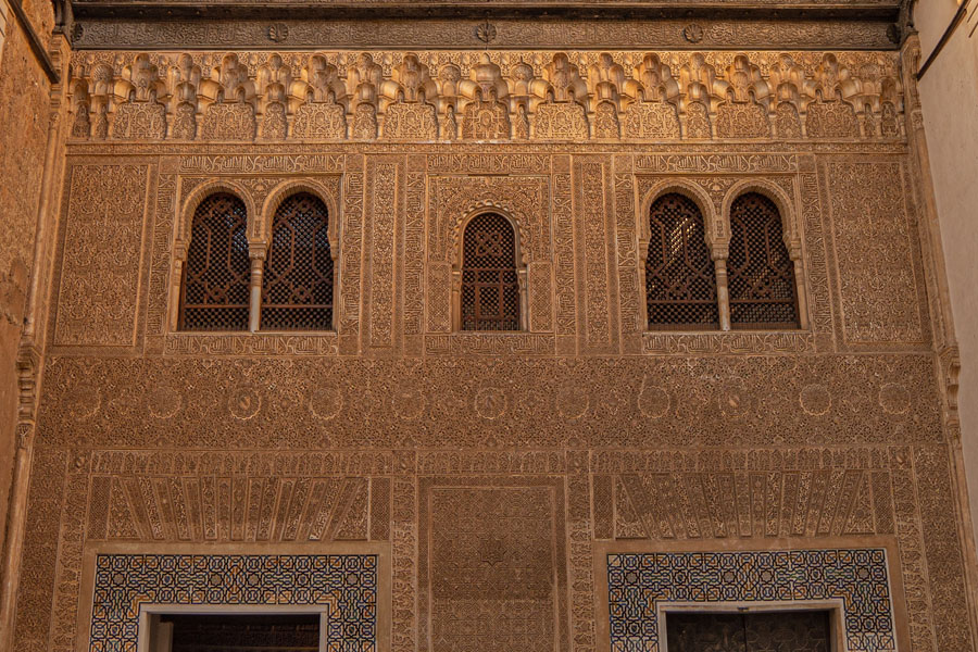 Alhambra - Nasridische Paläste - Fassade des Comares-Palastes