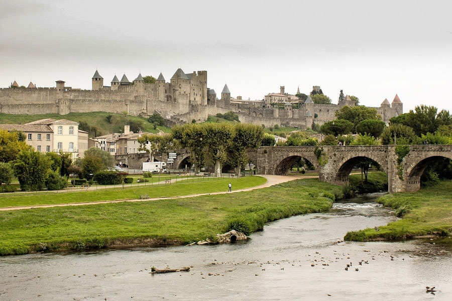 Cité de Carcassonne mit Pont Vieux
