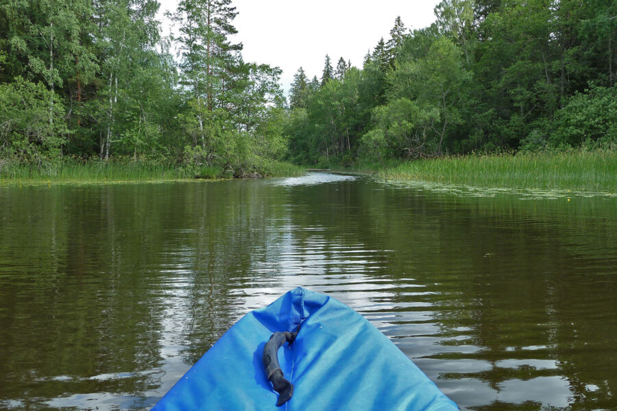 Kanutour in Schweden