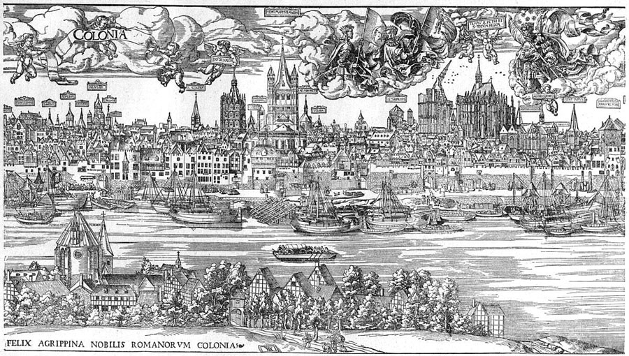 Anton Woensam – Große Ansicht von Köln, 1531