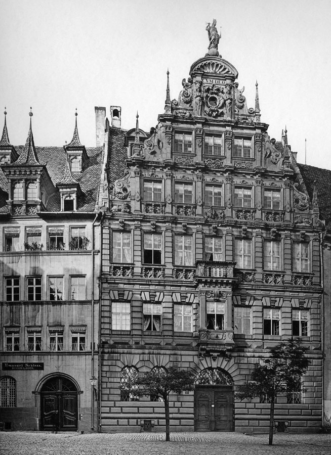 Nürnberg - Fassade Pellerhaus - 1891