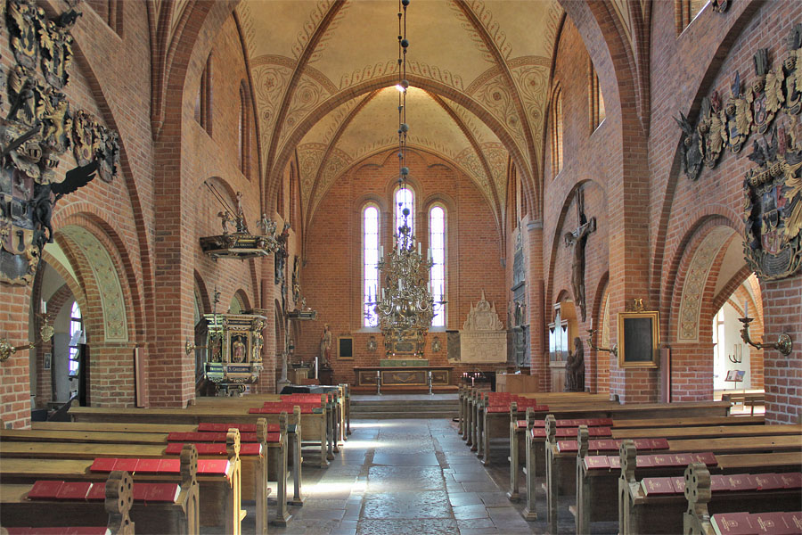 Skokloster - Zisterzienserinnen-Klosterkirche - Mittelschiff