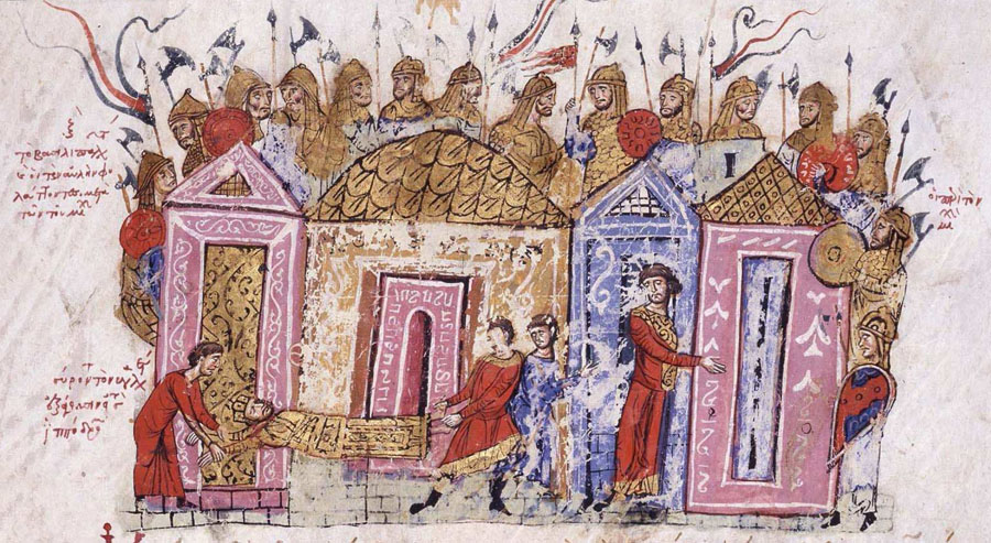 Byzantinische Warägergarde in der Chronik des Johannes Skylitzes