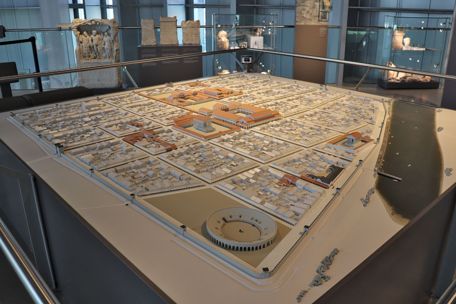Archäologischer Park Xanten - LVR-RömerMuseum - Modell der Colonia Ulpia Traiana