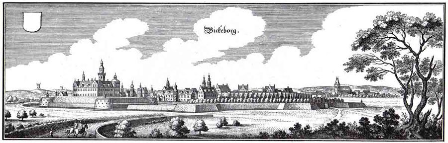 Bückeburg - Merian 1648