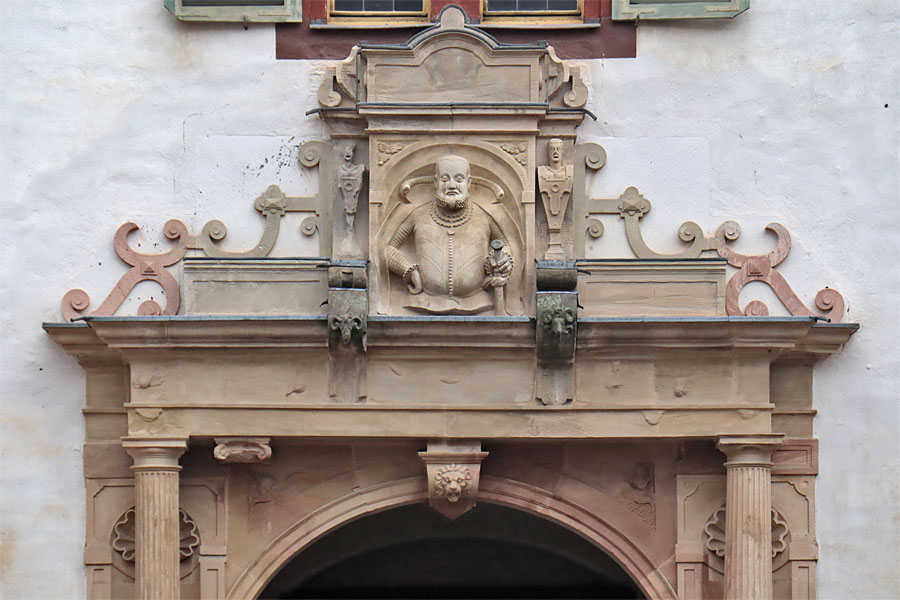 Schmalkalden - Schloss Wilhelmsburg - Portal