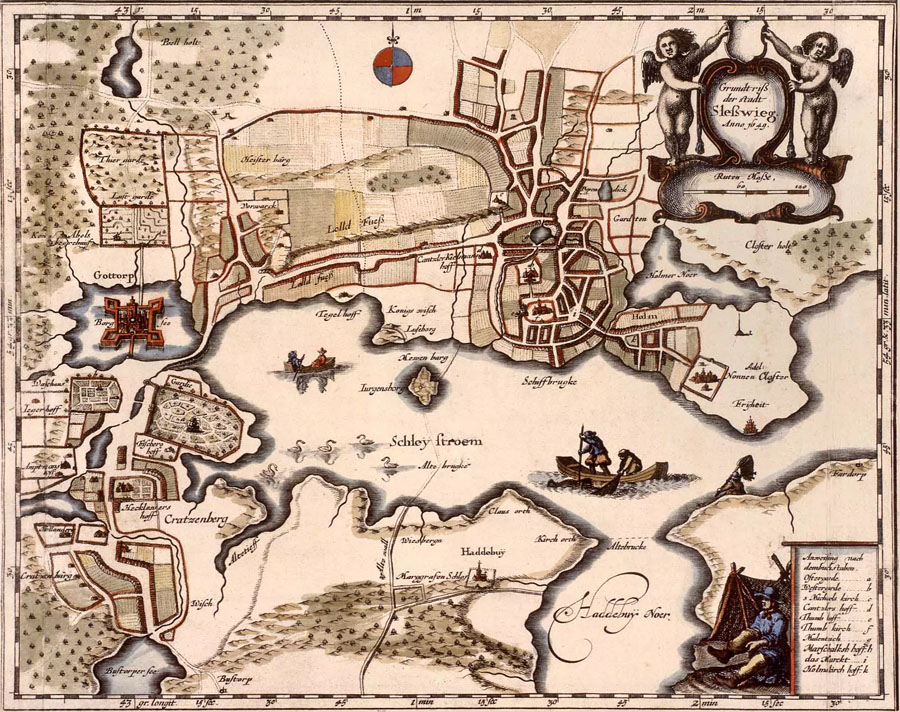 Schleswig - Stadtplan 1649