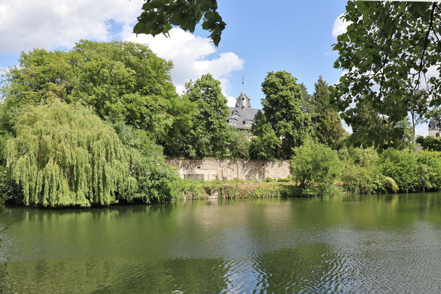 Detmold - Schlossgraben mit den Wallanlagen