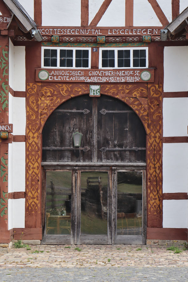 Freilichtmuseum Detmold - Paderborner Dorf - Portal des Hauses Roland