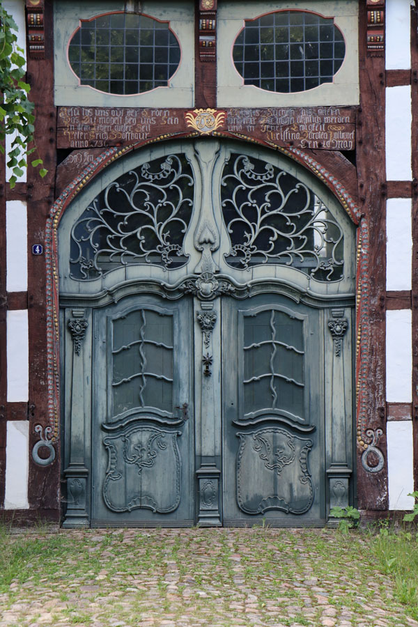 Freilichtmuseum Detmold - Paderborner Dorf - Portal des Hauses Stahl