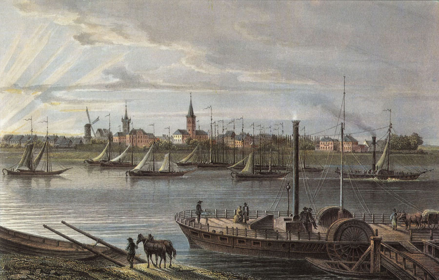 Ruhrort, um 1845