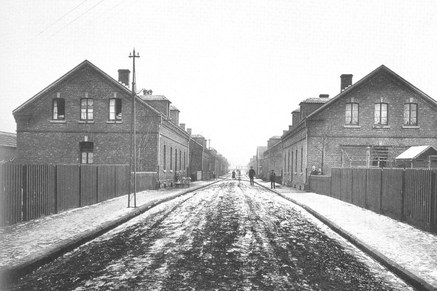 Siedlung Eisenheim der Gutehoffnungshütte in Oberhausen, vor 1910
