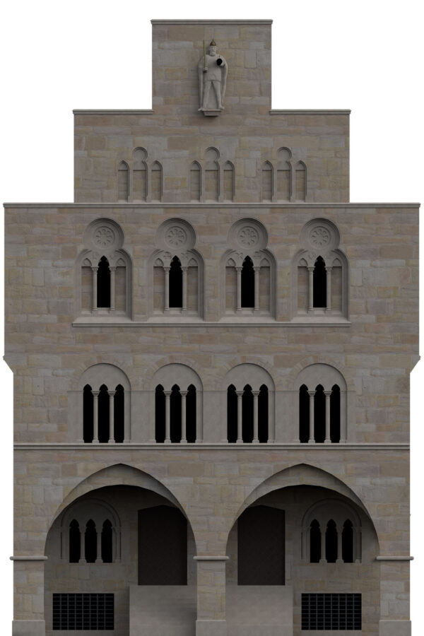 Altes Rathaus Dortmund, Zustand 13. Jahrhundert