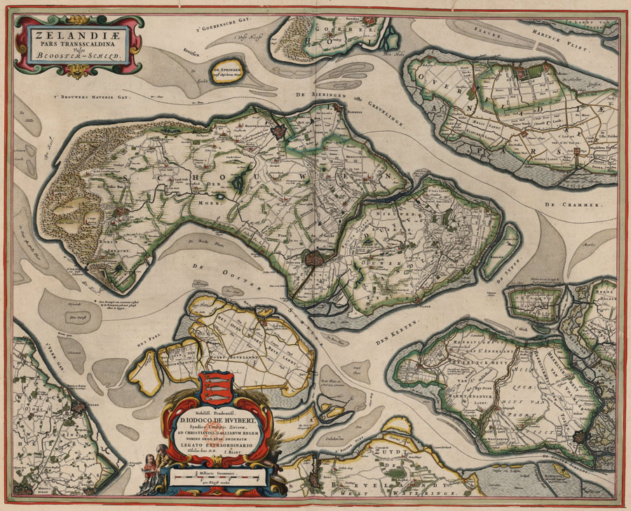 Karte Schouwen-Duiveland