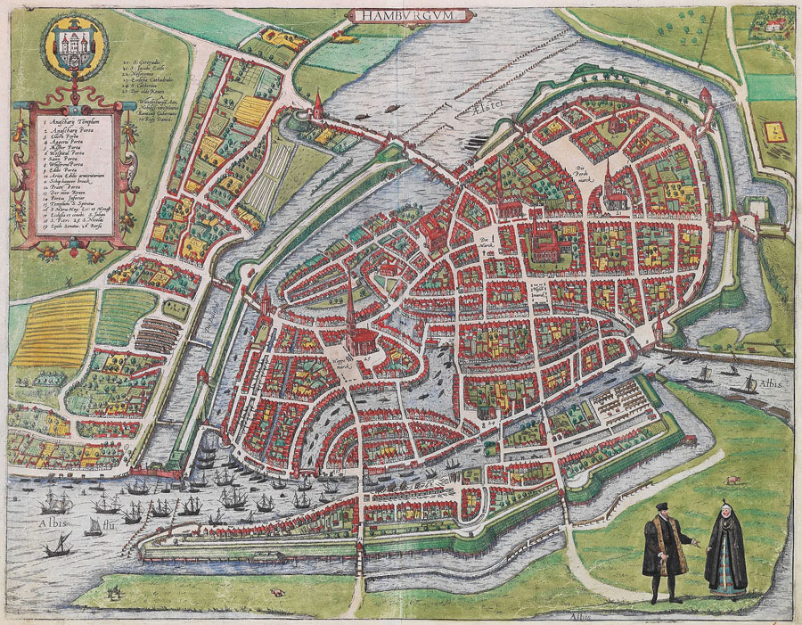 Hamburg, um 1590