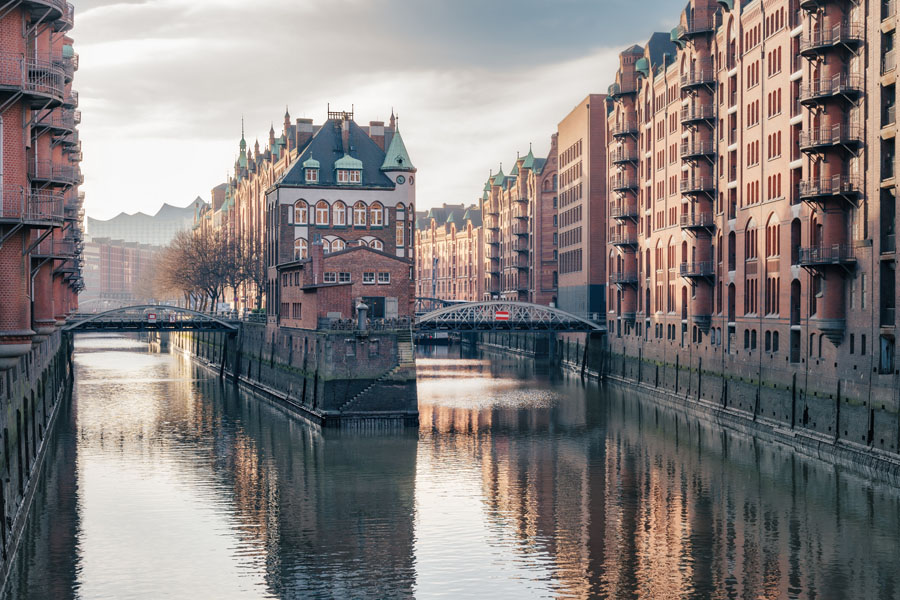 Hamburger Speicherstadt - Gebäude des Kranwärters