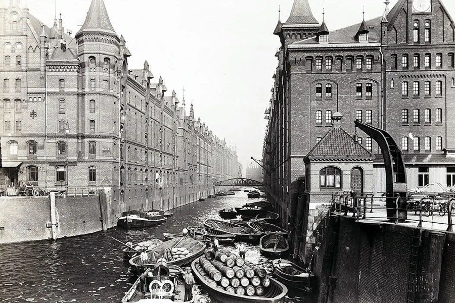 Hamburger Speicherstadt - Kehrwiederfleet