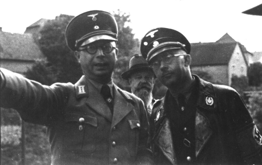 Himmler und Bartels in Wewelsburg
