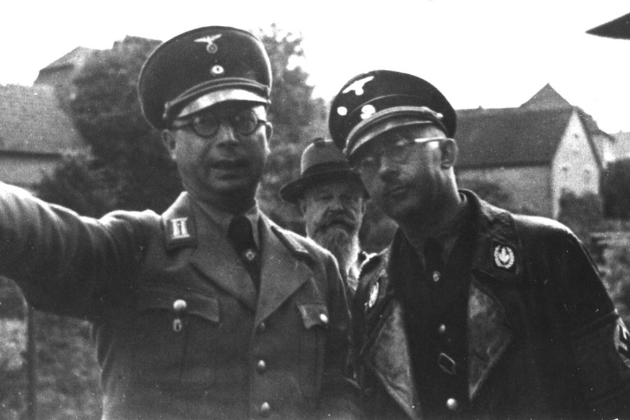 Himmler und Bartels in Wewelsburg