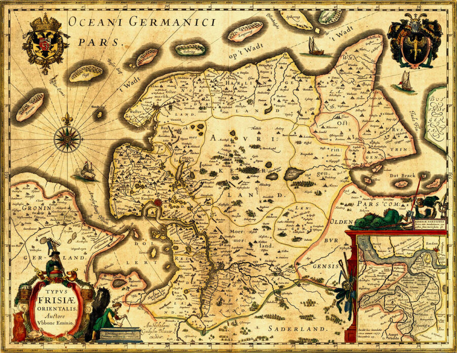 Ostfriesland um 1600 - Ubbo Emmius