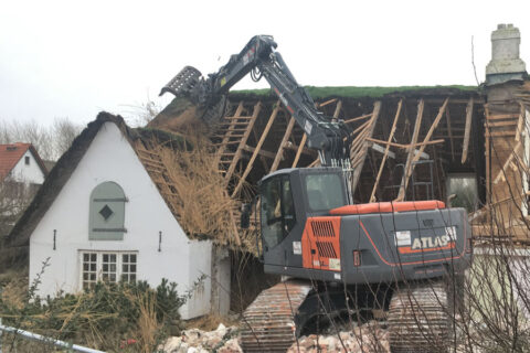 Abriss Alter Gasthof List auf Sylt