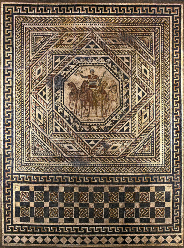 Rheinisches Landesmuseum Trier - Mosaik Polydus