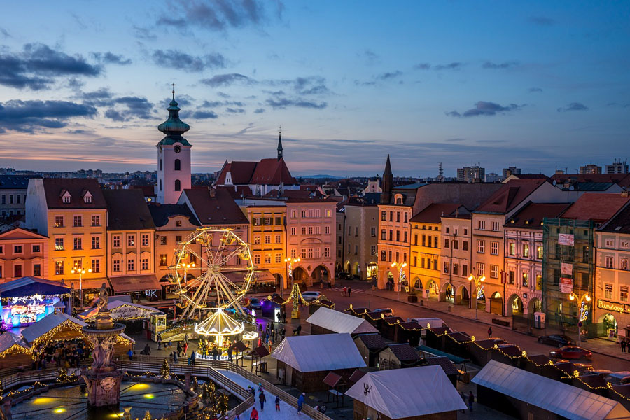 Weihnachtsmarkt Budweis