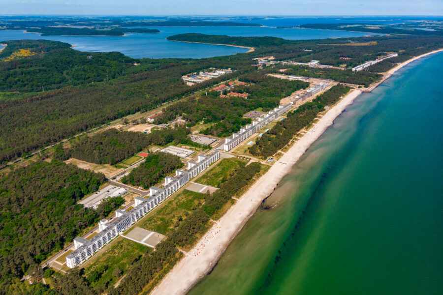 Luftaufnahme von Prora