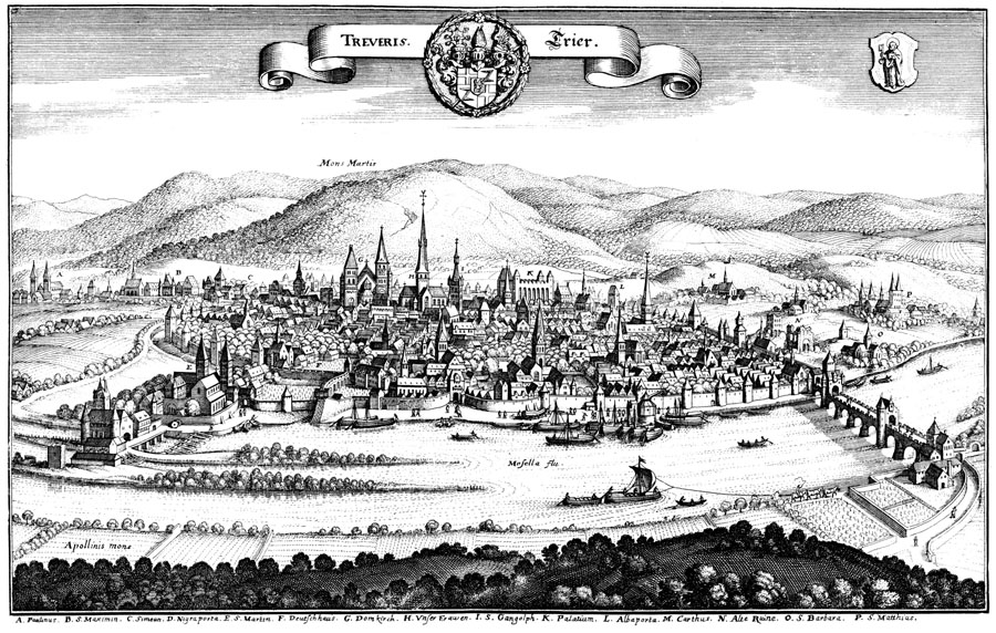 Trier - Merian 1648