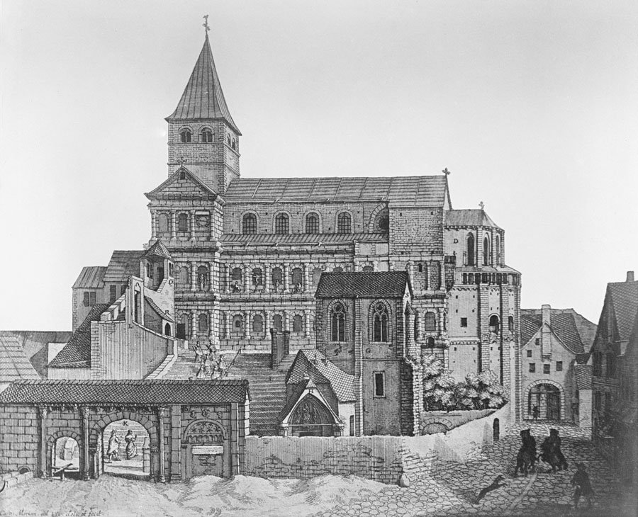 Trier - Simeonstift - Merian 1646