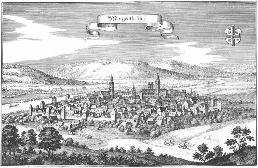 Mergentheim - Merian 1648