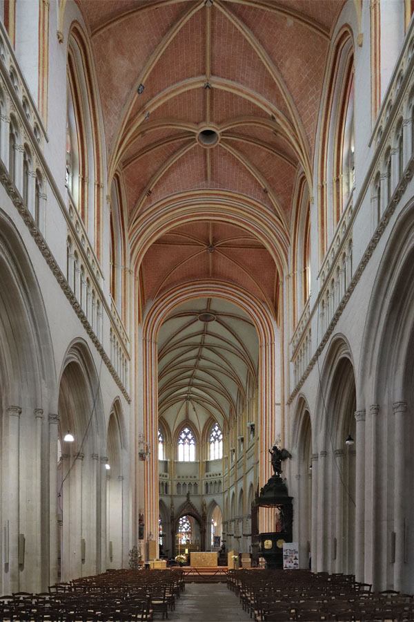 Quimper - Kathedrale Saint-Corentin - Mittelschiff