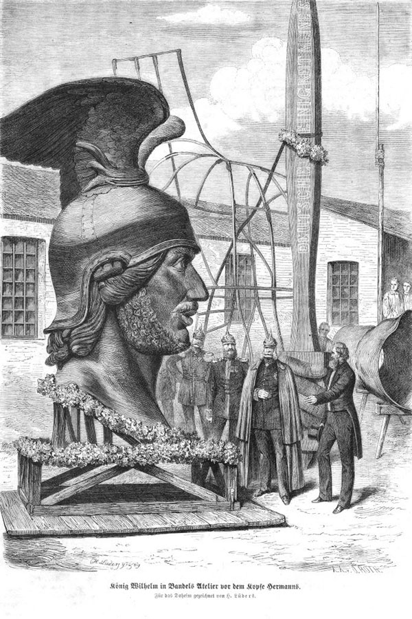 König Wilhelm in Bandels Atelier