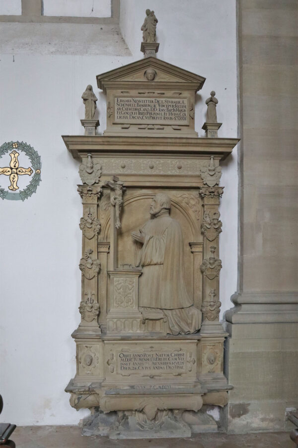 Kloster Großcomburg - Epitaph des Probstes Erasmus Neustetter