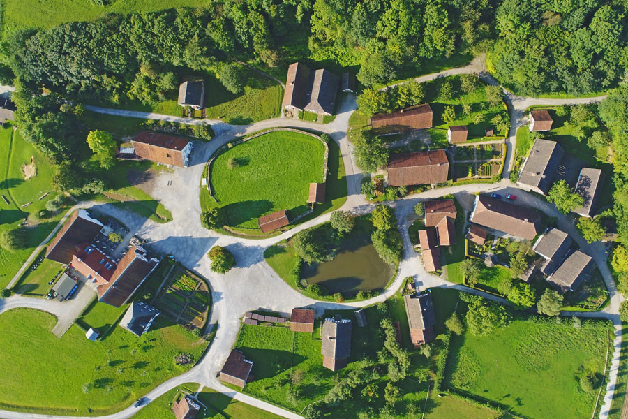 uftaufnahme Freilichtmuseum Detmold