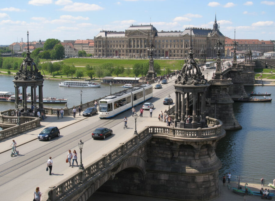 Dresden - Carolabrücke (KI Gemini)