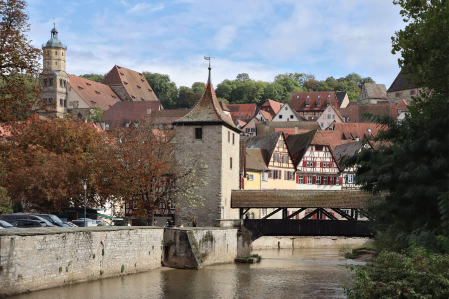Schwäbisch Hall - Stadtansicht vom Kocher