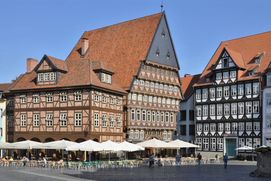 Hildesheim - Marktplatz mit Knochenhaueramtshaus
