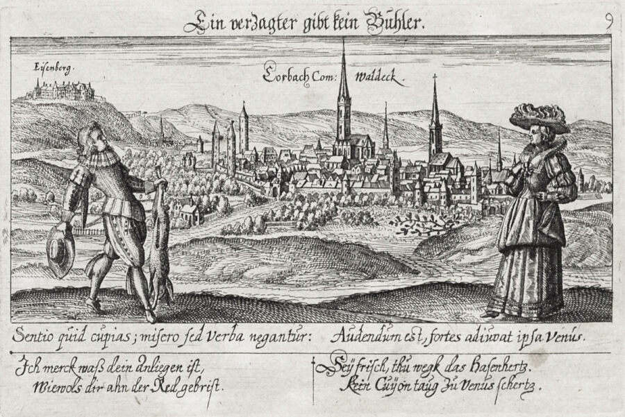 Korbach - Kupferstich 1626