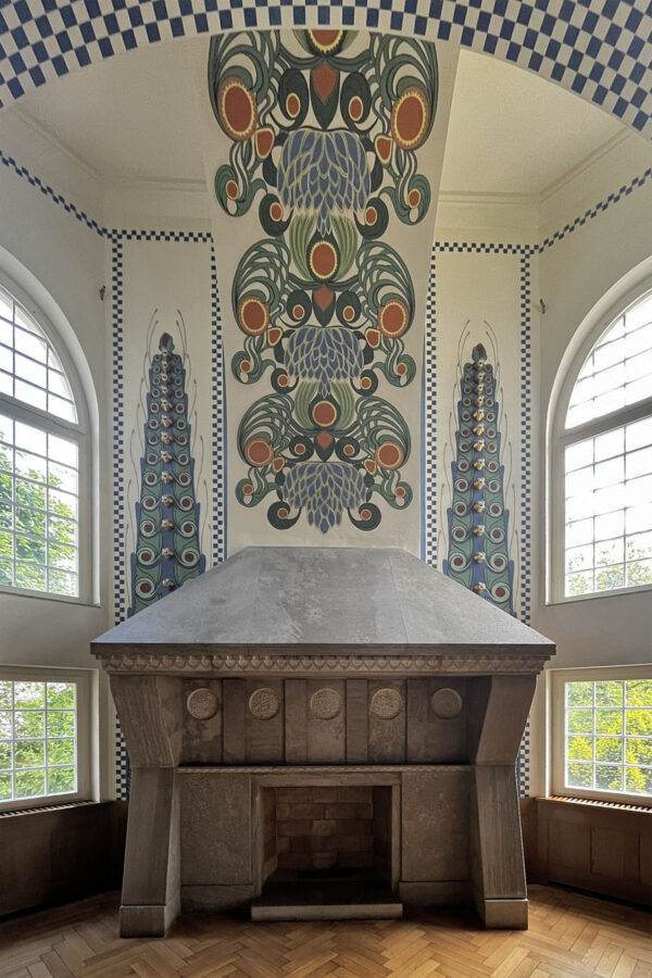 Mathildenhöhe Darmstad - Kamin Großes Haus Glückert