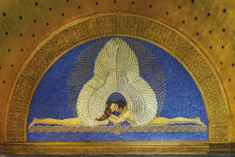 Mathildenhöhe Darmstadt - Mosaik Hochzeitsturm (Friedrich Wilhelm Kleukens)