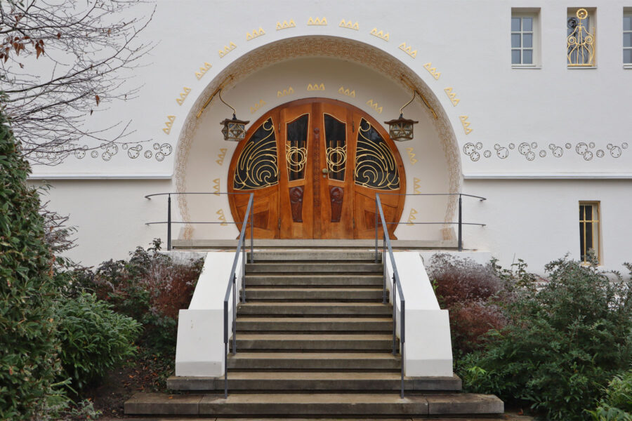 Mathildenhöhe Darmstad - Portal Großes Haus Glückert