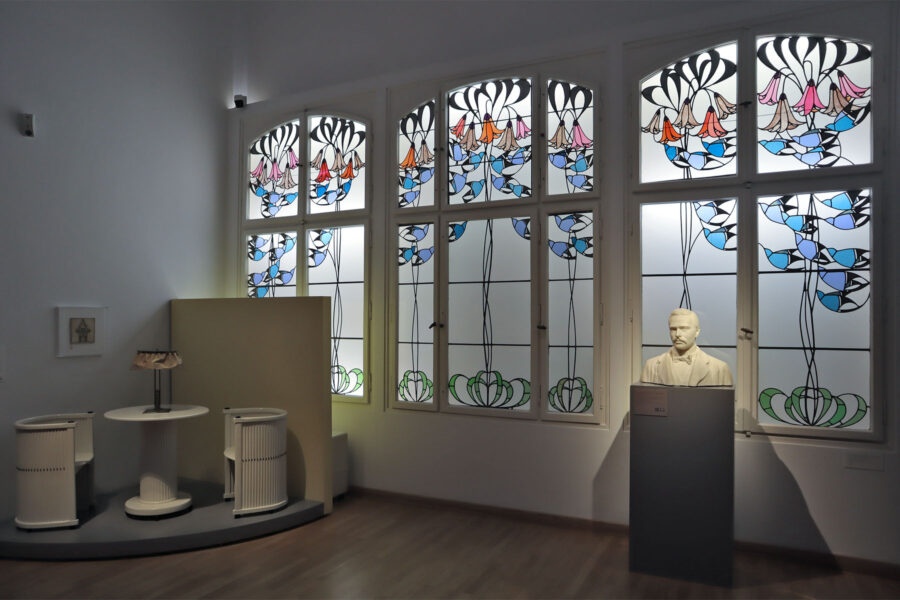 Mathildenhöhe Darmstadt - Raumkunst - Café-Ausstattung