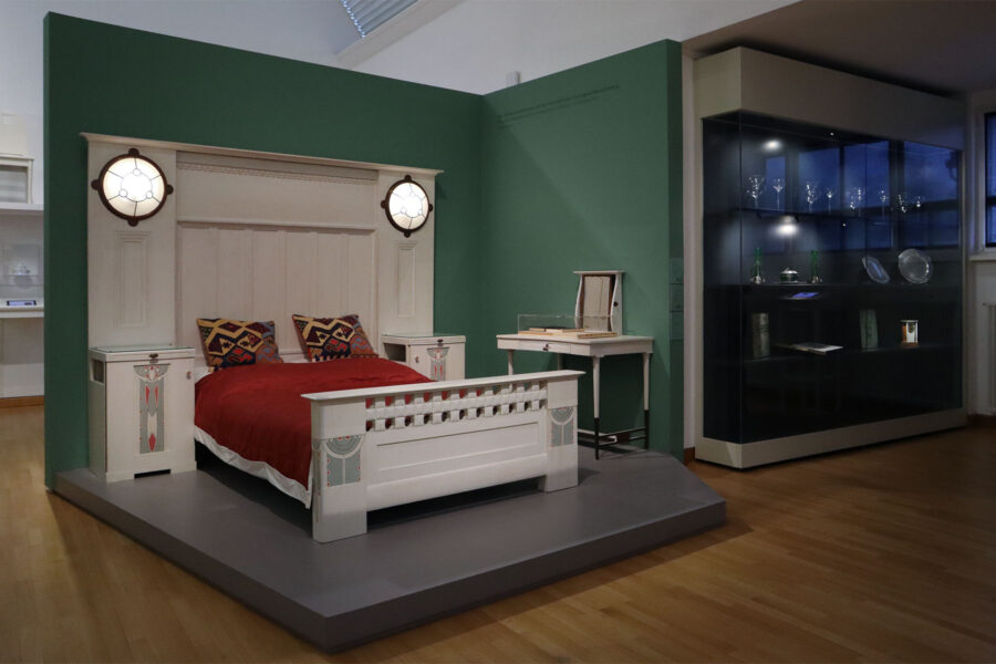 Mathildenhöhe Darmstadt - Raumkunst - Schlafzimmer (Joseph Maria Olbrich)